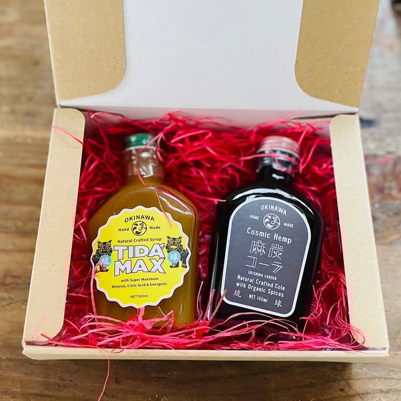 【希少】くまコーラシリーズ 3本セット ギフト「TIDA MAX&麻炭コーラセット」 | 浮島ガーデン webshop