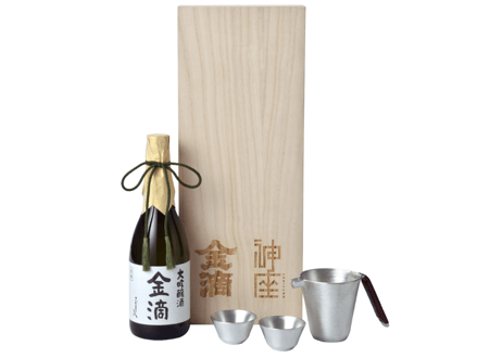 金滴　大吟醸３３（さだまさしラベル）720ml  + 神座（Kamikura）