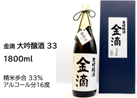 CATEGORY 精米歩合 33% | 金滴ネットショップ