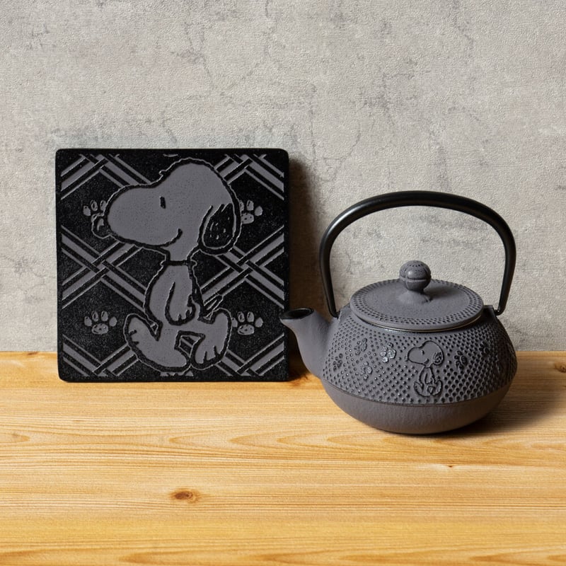 SNC484-03-2017 南部鉄器【急須/ｸﾞﾚｰ】 | SNOOPY茶屋オンラインストア 