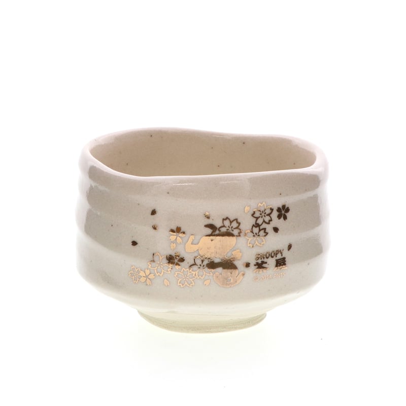 SNC070-01-2014 ｽﾇｰﾋﾟｰ 抹茶碗【白】 | SNOOPY茶屋オンラインストア 