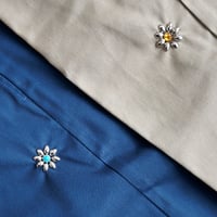 Flower Studs Chino Work Pants