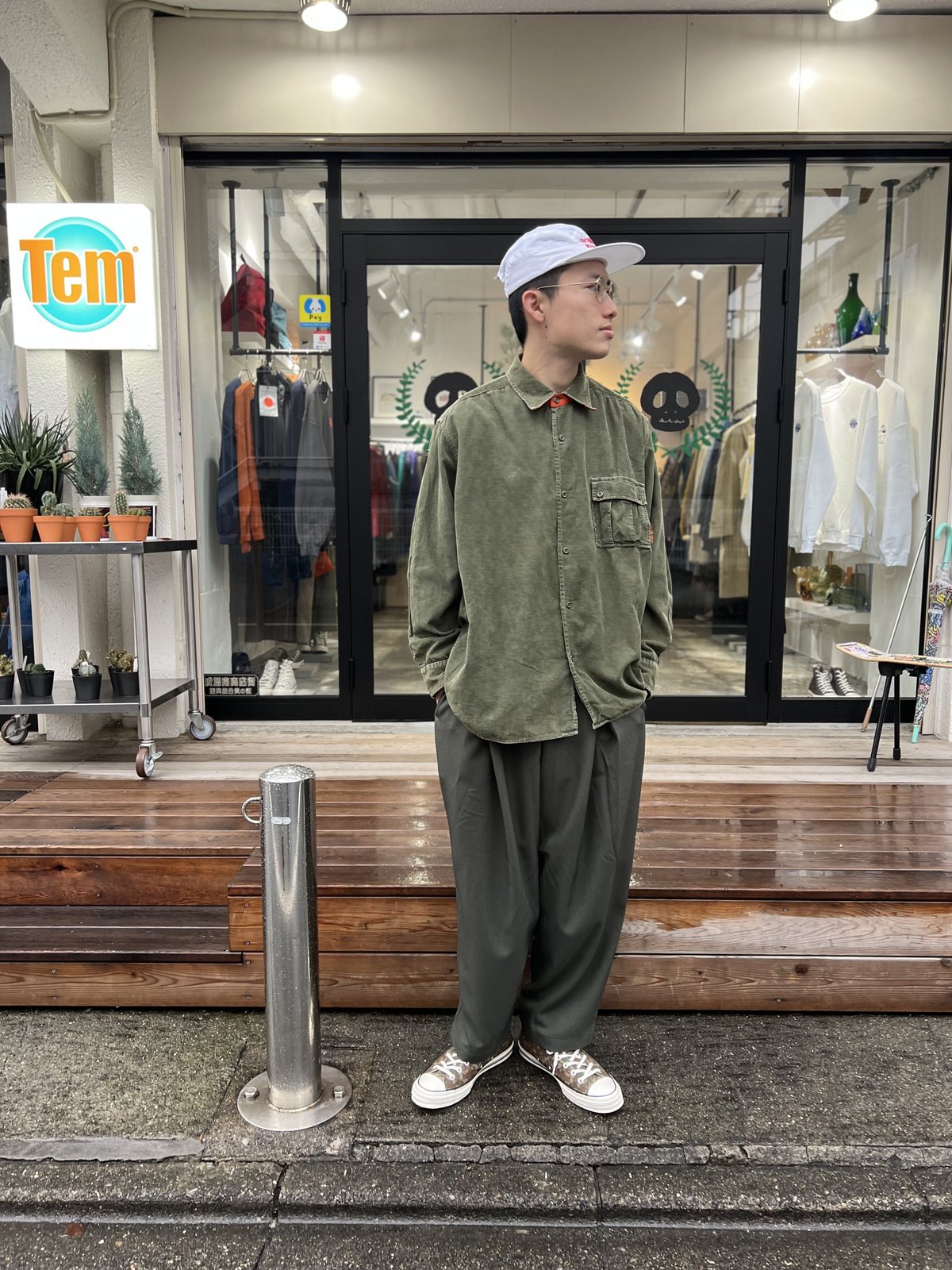 STUSSY OUTDOOR 90s 長袖迷彩シャツ 90s Stussy ステューシー長袖T