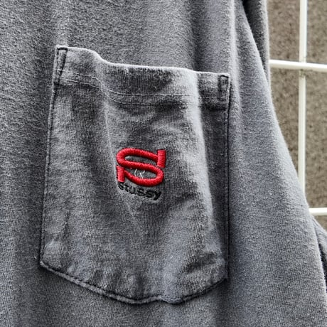 stussy Bootleg pocket longsleeveTshirt
