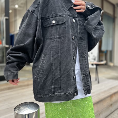 90's Lee Sport Oversized Denim Jacket