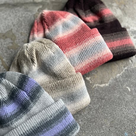 RACAL “Reversible Ombre Border Knit Cap”