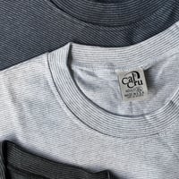 CalCru "Micro Stripe Short Sleeve TShirt " Made in USA🇺🇸🌴
