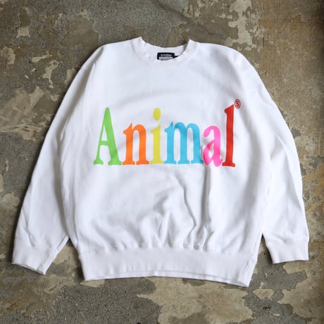 STUDIO WEAREALLANIMALS "ANIMALS LETTER SWEATSHIRT"