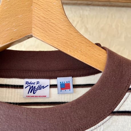 Miller × Relaxfit Panel Rib Border tshirt"