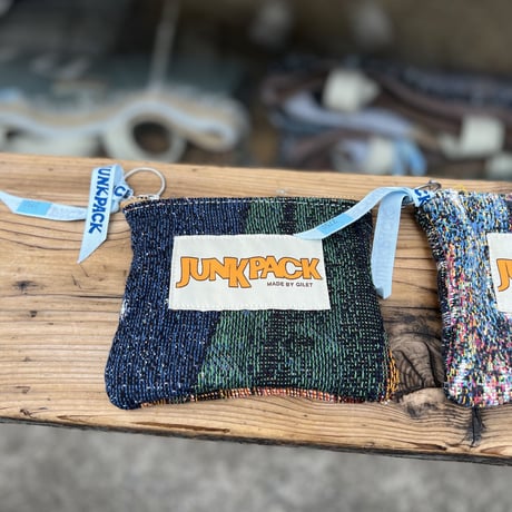 "JUNKPACK"ジップポーチ