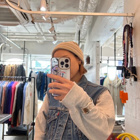 RACAL Japanese Paper Blend Multi Stripe Knit Beanie 1341