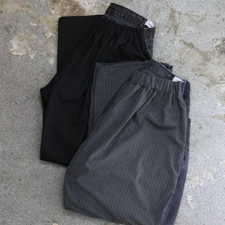 Redad×Tem Ex "Frontstripe Back Denim hybrid Pants"