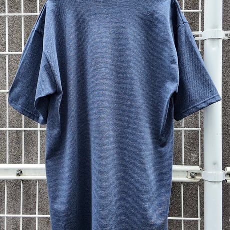CalCru "Micro Stripe Short Sleeve TShirt " Made in USA🇺🇸🌴
