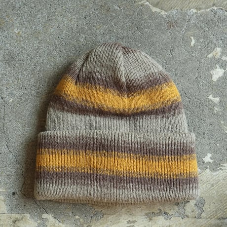 RACAL "Ombre Stripe Reversible Knit Beanie"