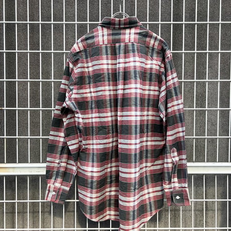 90's Made in USA L.LBEAN"Check button down shirt"