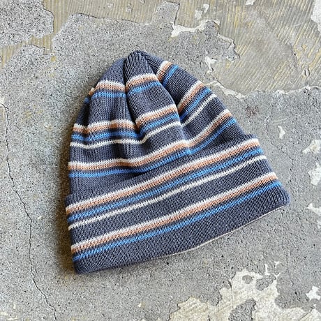 RACAL Japanese Paper Blend Multi Stripe Knit Beanie 1341