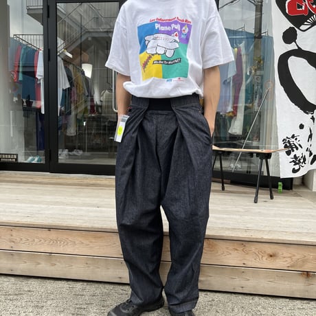 RELAX FIT  Beachslacks Blue Denim , white denim & nylon black