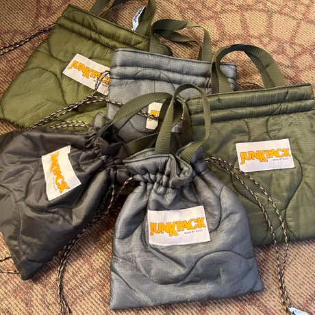 JUNK PACK "us quilting Drawstring bag "