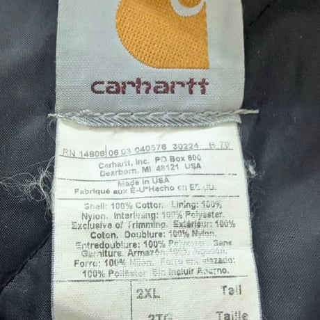 CARHART "Union Erectors LLC" Duck Vest