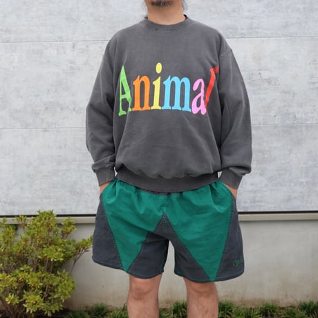 STUDIO WEAREALLANIMALS "ANIMALS LETTER SWEATSHIRT"