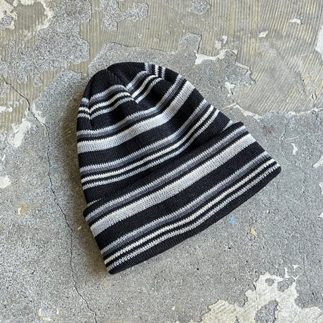 RACAL Japanese Paper Blend Multi Stripe Knit Beanie 1341