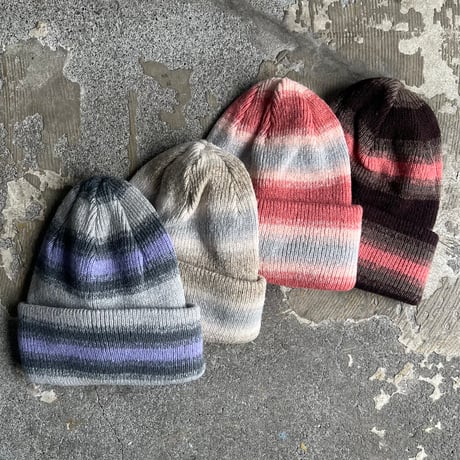 RACAL “Reversible Ombre Border Knit Cap”
