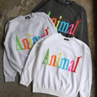 STUDIO WEAREALLANIMALS "ANIMALS LETTER SWEATSHIRT"