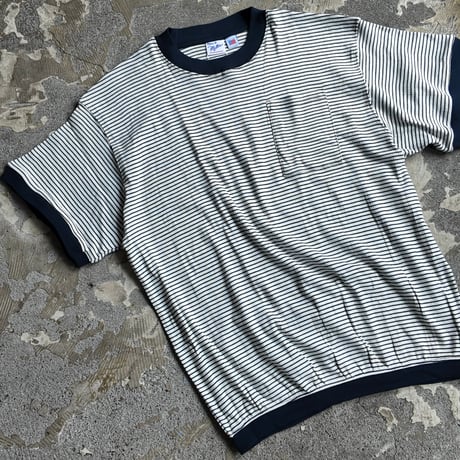 "Miller × Relaxfit " Panel Rib Border tshirt