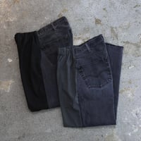 Redad×Tem Ex "Frontstripe Back Denim hybrid Pants"