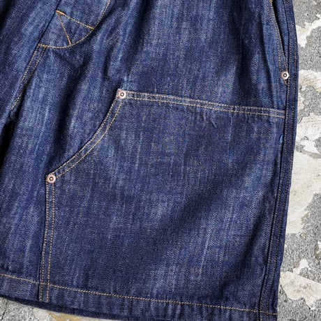RELAXFIT"Double Knee pocket denim Beachshorts"