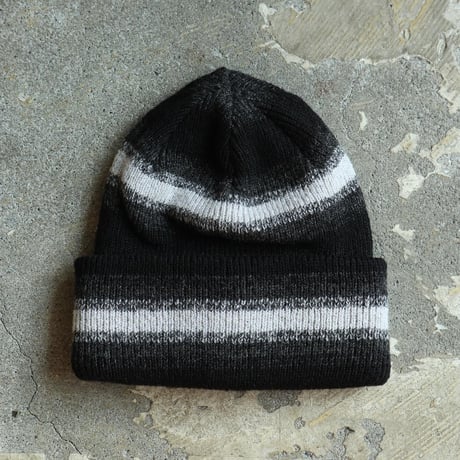 RACAL "Ombre Stripe Reversible Knit Beanie"