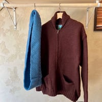 RELAXFIT"Zipup Cowichan sweater  Texas"
