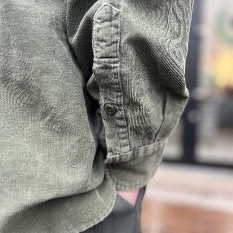 90's stussy outdoor corduroy shirt