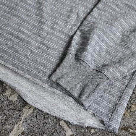 WALLA2 US MADE STRIPE LT TERRY CREW
