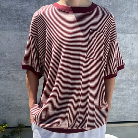 RELAXFIT "Miller x Relaxfit Panel Rib Border tshirt"