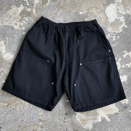 RELAXFIT"Double Knee pocket denim Beachshorts"