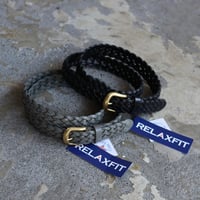 RELAXFIT "IMAGEN DE Mexico Leather mesh belt"