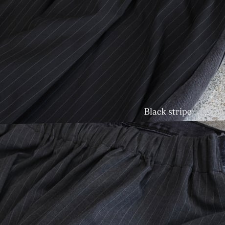 Redad×Tem Ex "Frontstripe Back Denim hybrid Pants"
