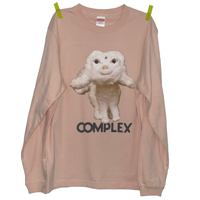 幻獣カーバンクル　ロングTシャツ(オフピンク)