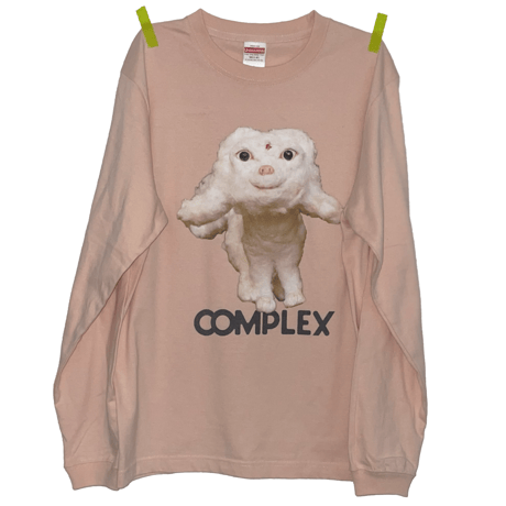 幻獣カーバンクル　ロングTシャツ(オフピンク)