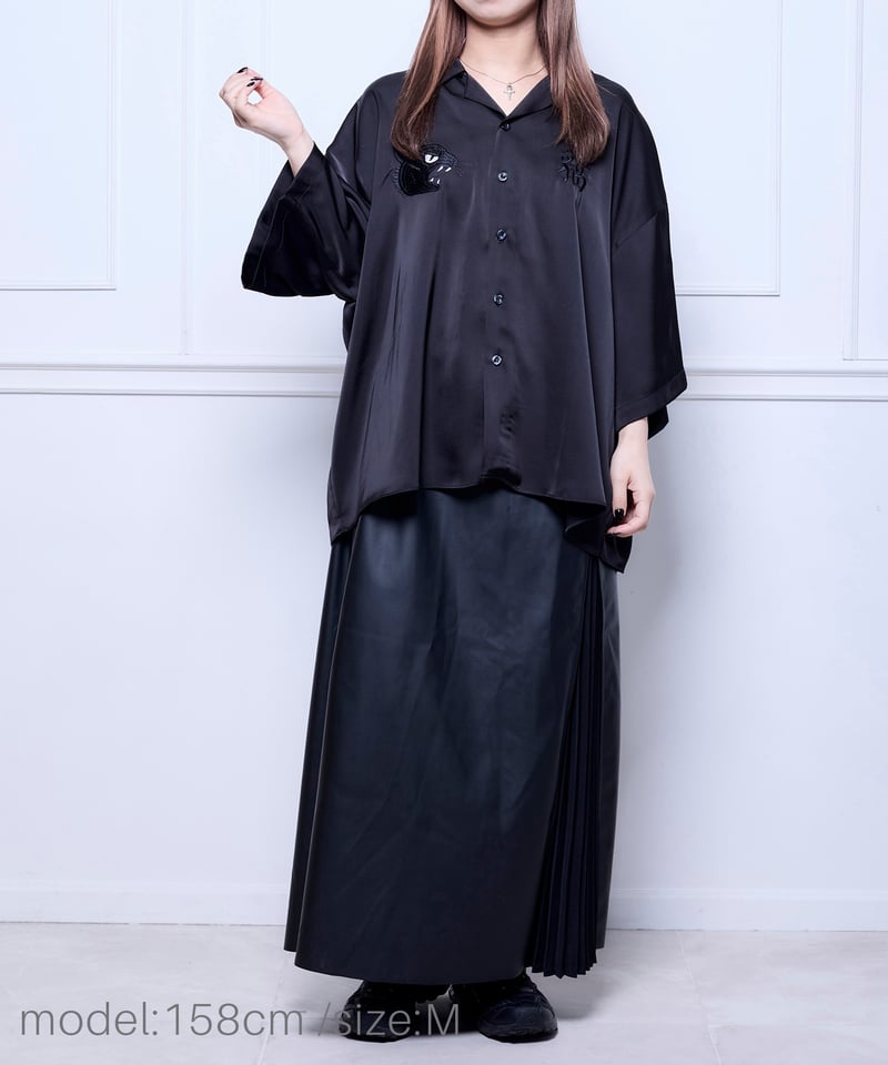 有村竜太朗 the closet embroidery black blouse 有村竜太朗 the closet embroidery black blouse