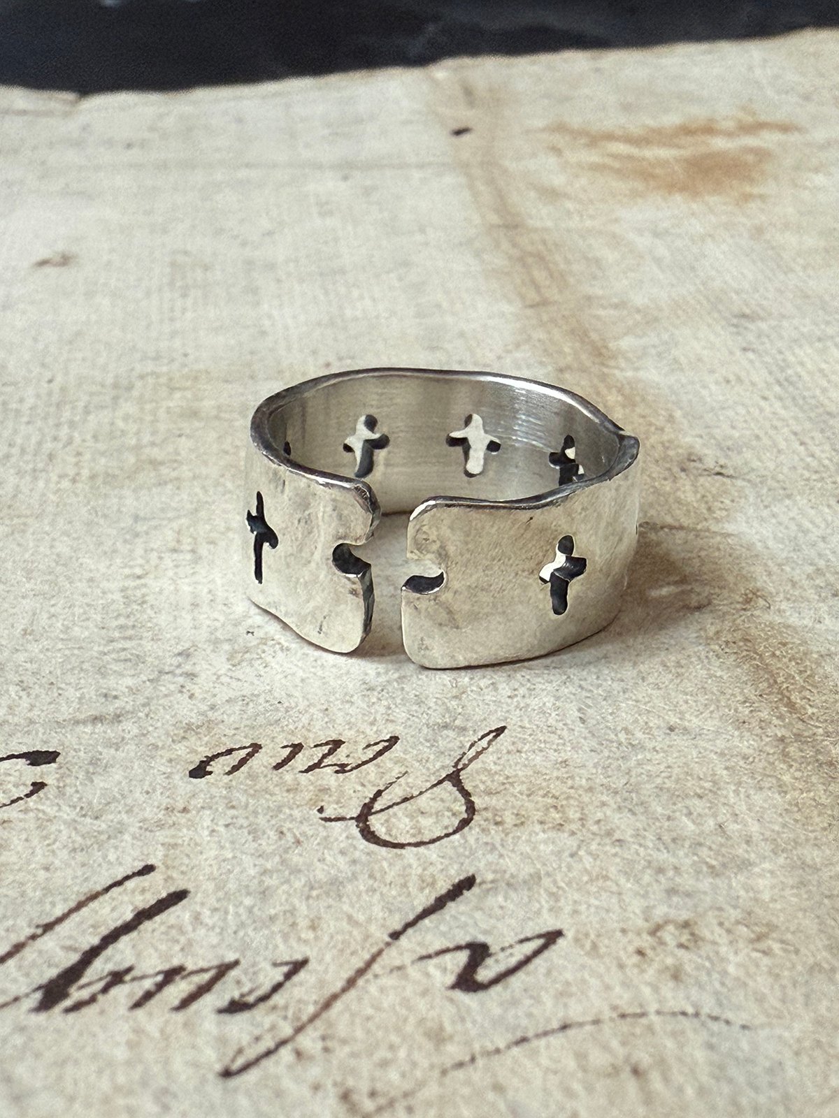 有村竜太朗the closet cross spinner ring the closet”cross spinner ring(silver 925) | th