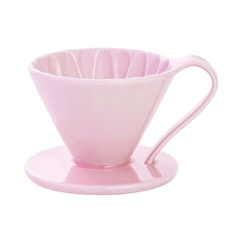有田焼円すいフラワードリッパー（ピンク）CFD-1PL（1杯用