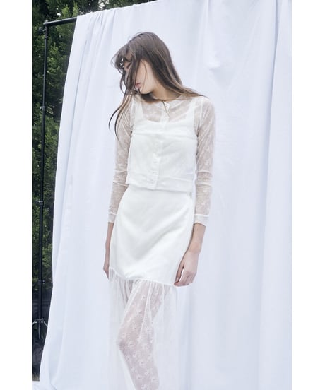 all lace aurora button cardigan