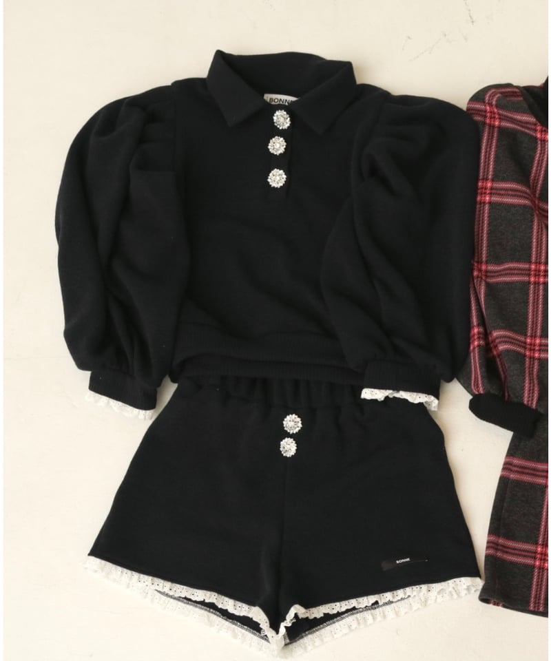 bijou button knit setup navy | BONNE bijou button knit setup navy | BONNE