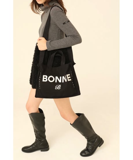 boa docking high neck tunic gray