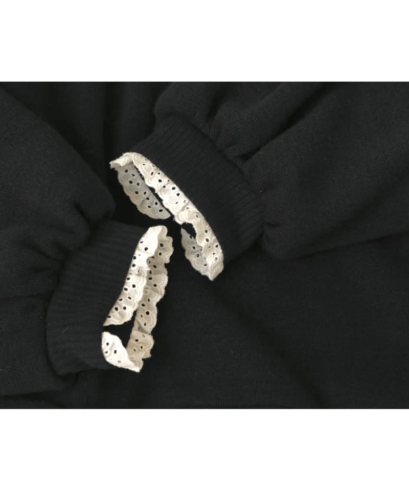bijou button knit setup navy | BONNE