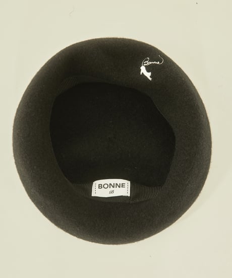 BONNE cat embroidery béret