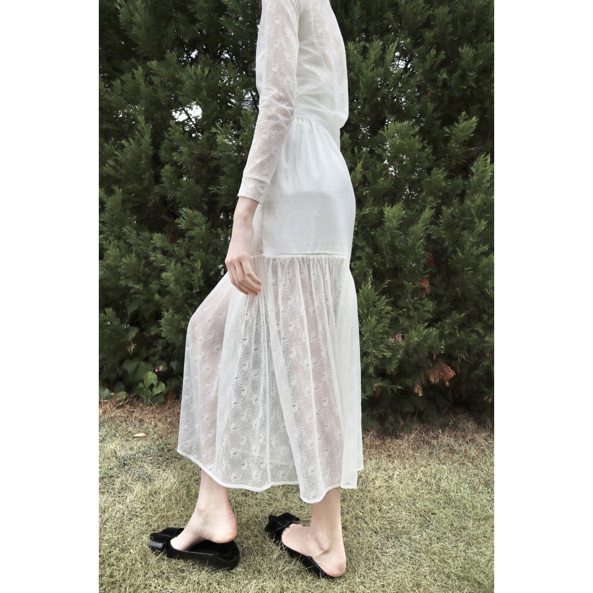スカート FANCY CLUB CUT OUT MERMAID LONG SKIRT 5BMM199 FANCY