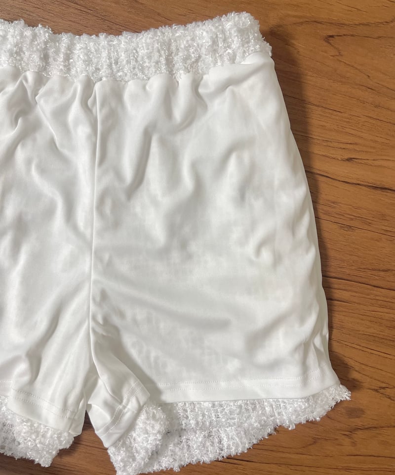 BONNElabel ruff half pants lace | BONNE